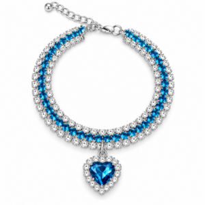 Blue Diamond – περιλαίμιο γάτας με μπλε καρδιά